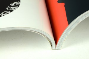 Book bound using PUR Adhesive binding