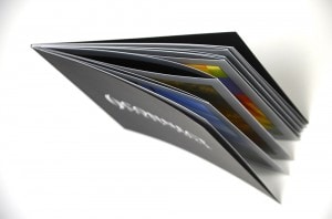 Book showing proper folding and cutting process