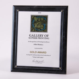 2018 Gallery of Superb Printing Gold Award - About Golf Guide